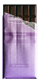 Chocoladereep: Pure chocolade